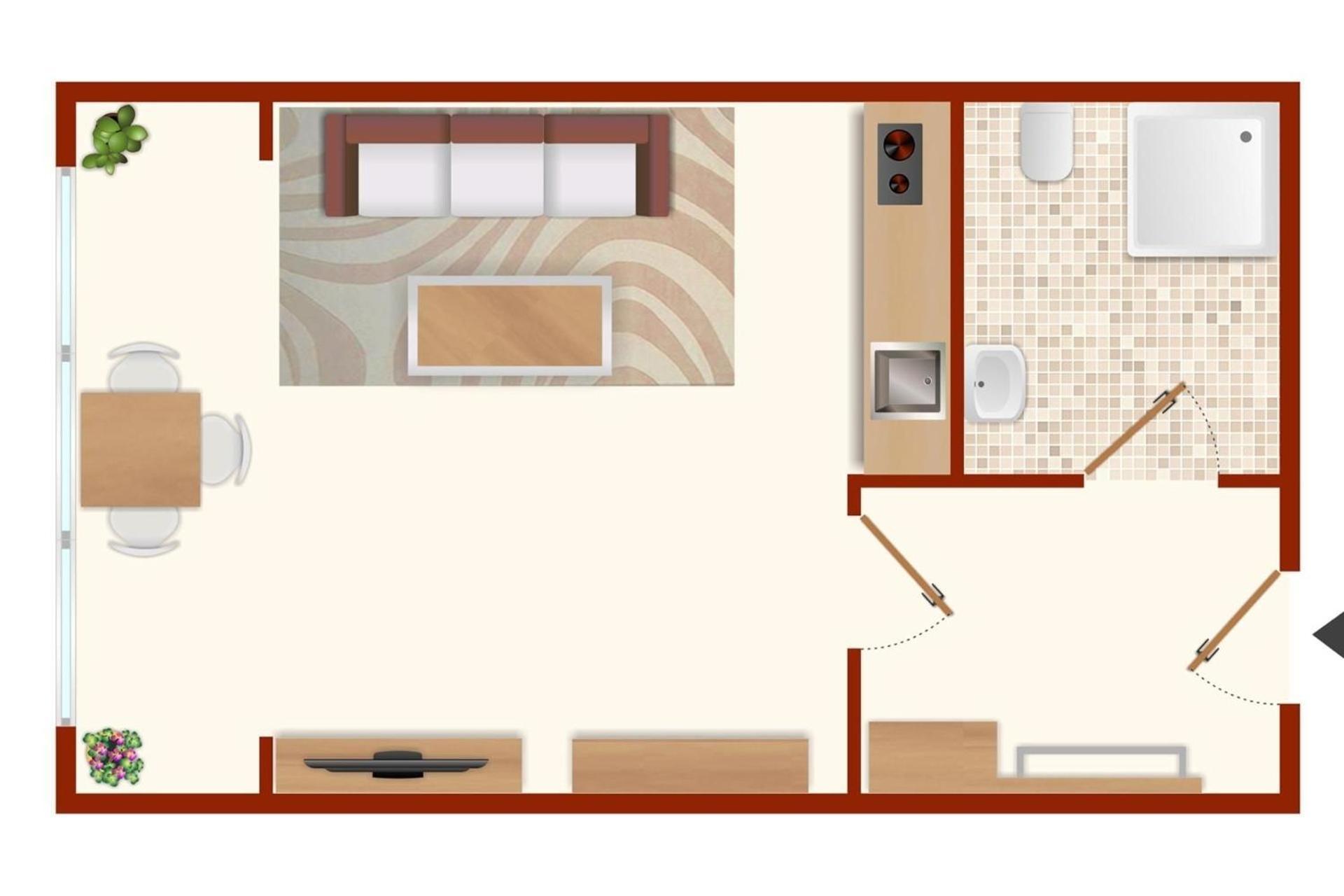 라보에 Boern Brn Ankerplatz 아파트 외부 사진